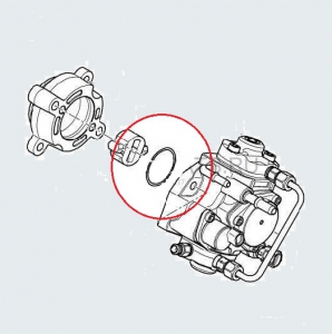 Кольцо уплотнительное (прокладка) ТНВД Евро 4 Пежо Боксер 3 Ситроен Джампер III