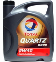 Моторное масло TOTAL QUARTZ 9000 5W40 (4L) синтетическое